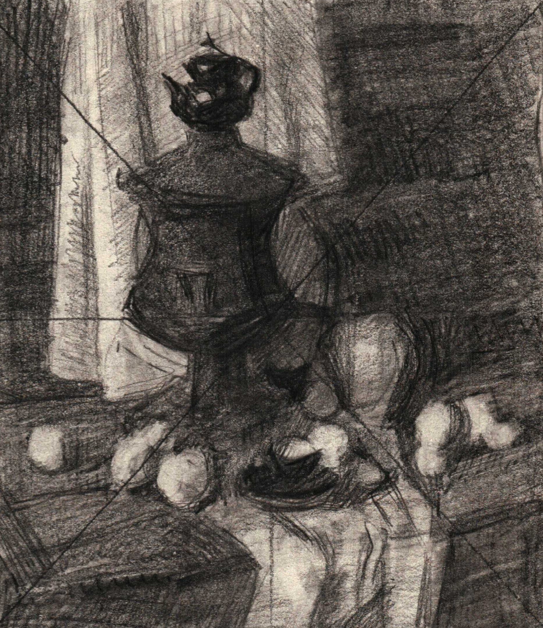 Tonal sketch of a still life